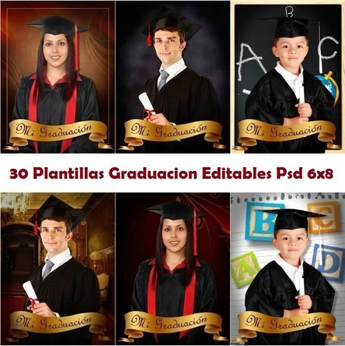 55 Plantillas Graduacion Fondo Libros Y Diversos Psd 6x8 Edi