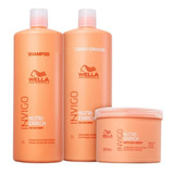 Wella Invigo Nutri Enrich Kit Shampoo 1l Cond. 1l Másc 500ml