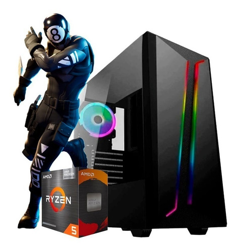 Pc Armada Gamer Amd Ryzen 5 5600g/16gb/480gb/off+win10/wifi