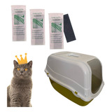 Baño Sanitario Cubierto Romeo Para Gatos + 3 Filtros