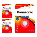 3 Baterias Cr2032 Panasonic