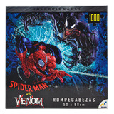 Spider Man Vs Venom Rompecabezas 50x68cm 1000pz Novelty