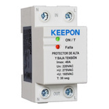 Protector De Tension keepon 40a Monofasico Riel Din