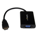 Adaptador De Video Startech Hd2vgaa2 Hdmi A Vga Con Mini-jack De 3.5 Mm Negro