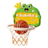 Mini Conjunto De Cesta De Basquete Com Basquete, Placa Sapo