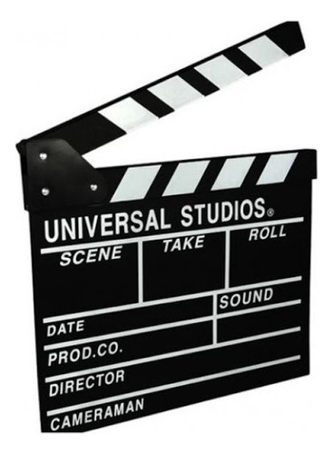Claquete Cinema Madeira Mdf Universal 20cm Youtuber Studios