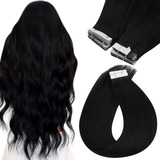 Extensiones De Cabello 50gr 22in #1 Jet Negro