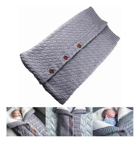 Saco De Dormir Costal Para Bebes Felpa Polar Frio Invierno