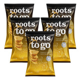 Roots To Go Kit C/ 5 Chips De Batata Doce Mostarda Dijon 45g