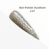 Gel Semipermanente Xcellent Nails Glitters Grandes Para Uñas