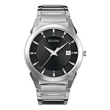 Reloj Bulova De Cuarzo Con Calendario Y Fecha Para Hombre De