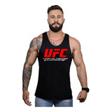 Camisa Regata Ufc Muay Thai Jiu Jitsu Mma Malha Pv