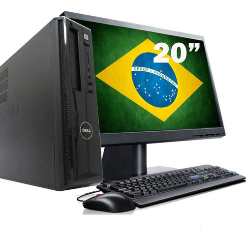 Cpu Dell Vostro 230 Core2 Duo 4gb 500gb Wi-fi + Monitor 20'