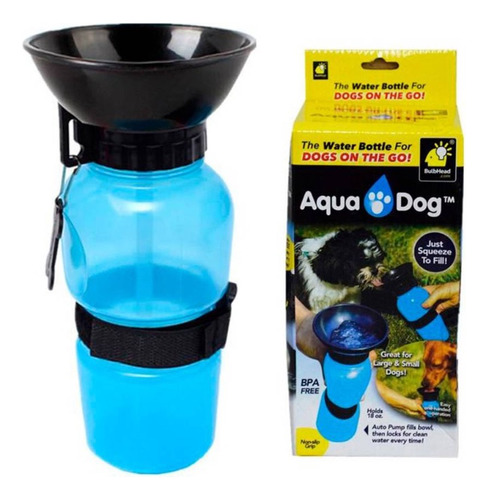 Termo Bebedero Agua Portatil Mascota Aqua Dog