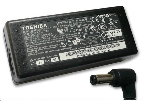 Cargador Original  Toshiba 19v 2.37a Punta 5.5*2.5mm
