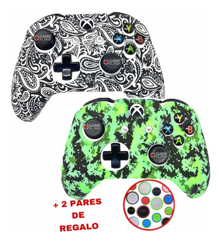 2x Fundas Compatibles Con Control Xbox One + Grips 20