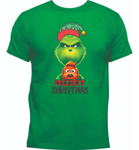 Camisetas Navideñas Navidad El Grinch Merry Christmas Max M2