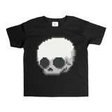 Remera Negra Adultos Pixel R99