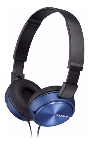 Fone De Ouvido On-ear Sony Zx Series Mdr-zx310ap Blue Azul