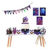 60 Kits De Fiesta Infantiles Deco Cotillon Cumple Imprimible