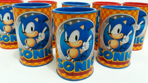 20 Cofrinhos Personalizado Do Sonic
