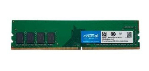 Memória Crucial Basics 4gb Dddr4 2666mhz - Cb4gu2666