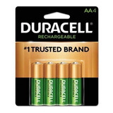 Pilas Aaa Duracell Recargables, Larga Duracion - 4 Unidades