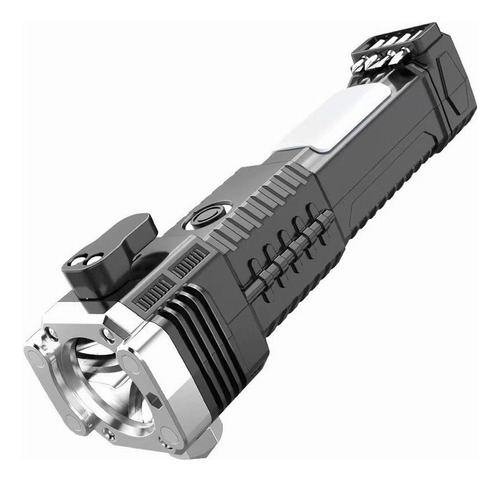 Military Tactical Flashlight Magnet Knife Hammer Sos