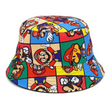 Gorro Pescador Sombrero Mario Bros Bucket Hat