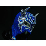 Mascara Luchador Semiprofesional Mistesis Lucha Libre Azul