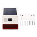 Sirena De Alarma De Sonido Solar Inalámbrica Dc 5v 433mhz 10