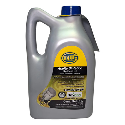 Aceite Sintético 5w30 Api Sp Dexos1 Gen 3 Garrafa 5 Litros Hella | Envío gratis