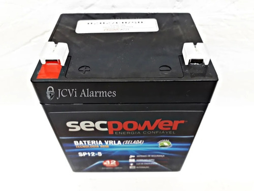 Bateria Selada Secpower Hr1221w 12v 5ah 21w Nobreak Sms Apc