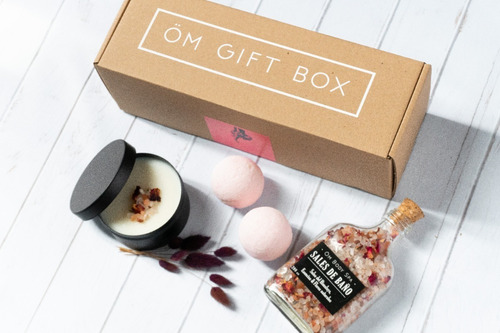 Gift Box Spa Artesanal: Cuidado Personal Regalo Mujer 