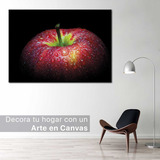 Cuadro Canvas Manzana Frutas Comida Elegante Comedor 90x60