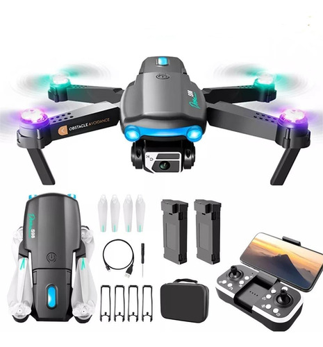 Drone Profesional Para Niños Con Cámara Y Luz Led De 2 Bater