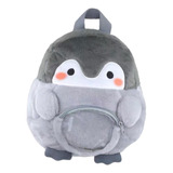 Minimochila Con Forma De Pingüino, Suave Bolsa De Felpa, Moc