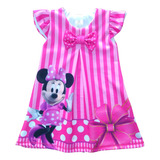 Vestido Batita Niña Bebé Casual Minnie Mouse