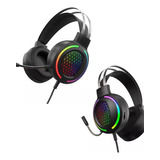 Fone Gamer Led Rgb Com Microfone Headset Pc Notebook As-60