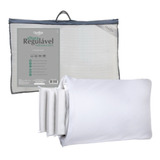 Travesseiro Regulável Látex Premium Duoflex Cor Branco