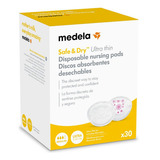 Absorvente Para Seios Descartavel Ultra Fino 30 Un - Medela Cor Branco