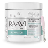 Creme De Massagem Nano Tech Raavi 500g + Espátula M