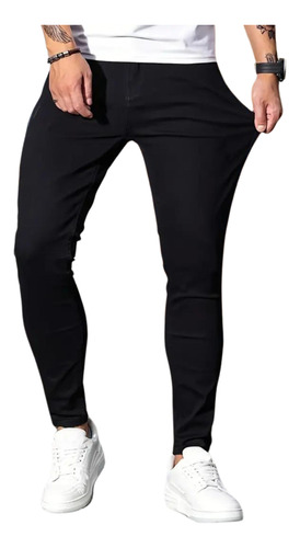 Calça Jeans Preta Masculina Elastano Lycra Direto Da Fabrica