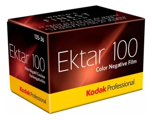 Kodak Rollo Professional Ektar 100asas 35mm 36 Fotos  