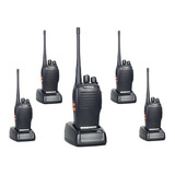 5 Radio Comunicador Walk Talk Baofeng Bf-777s + Fone + Nota