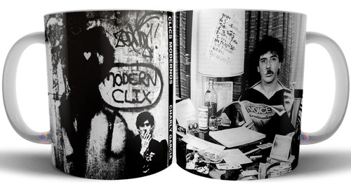 Taza Charly Garcia Ceramica Clics Modernos Modern Clix Tasa