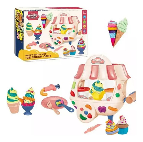 Plastilinas Heladería Helados Play Juego  Niños Niñas