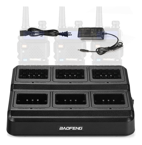 Baofeng Uv-5r Six Way Charger Multi Unit Charger Station Par