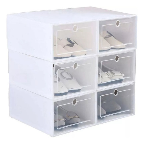 Organizador De Zapatos Set Zapatero X6 Apilable Cajas