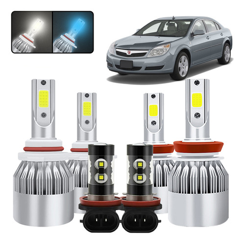 Kit De Focos Led 9005 H11 Para Saturn Aura 2006-2009